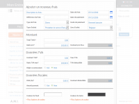 Encoding a business expense in accounting